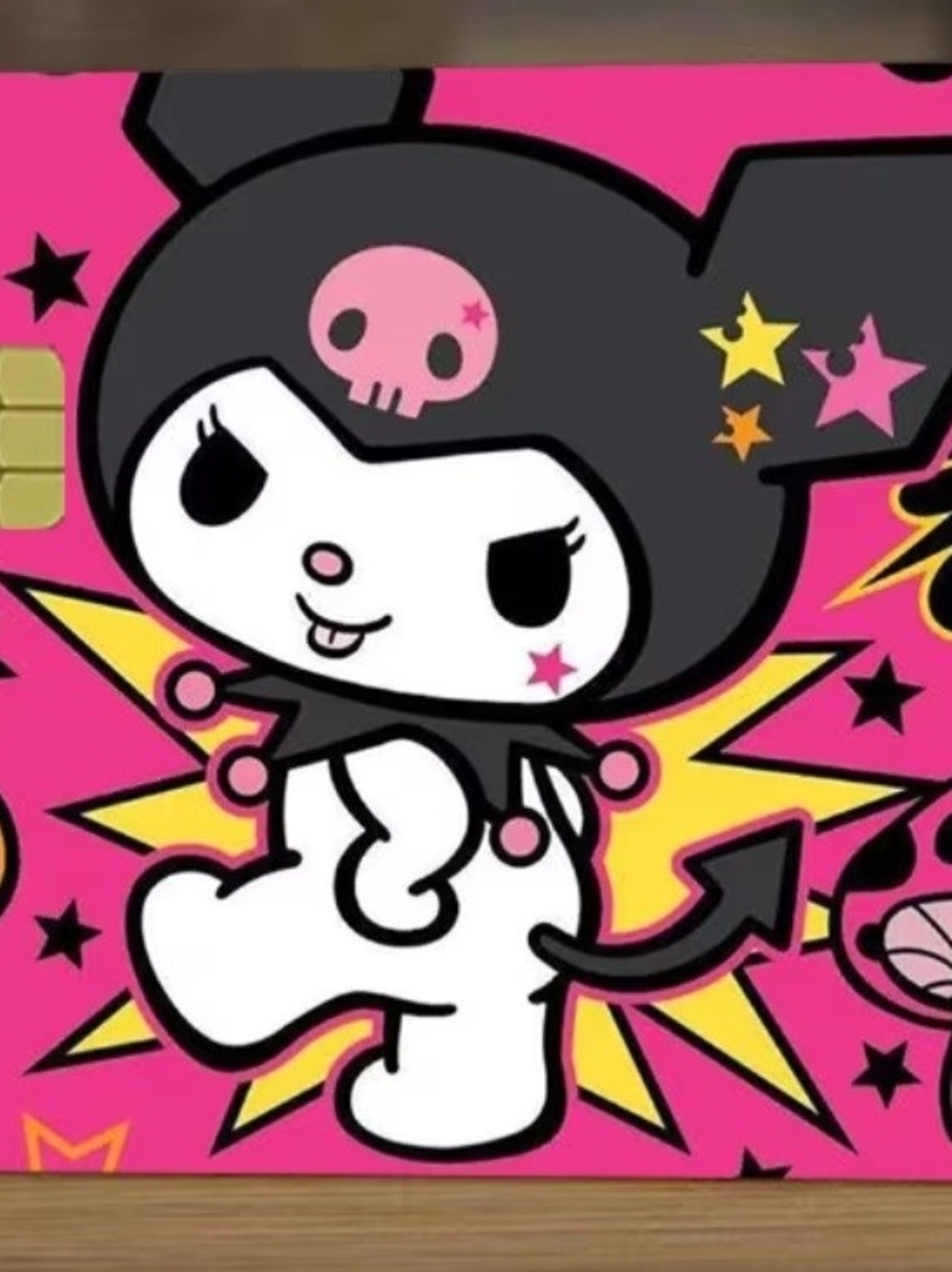 Hello Kitty Kuromi Credit Debit Card Skin Sticker